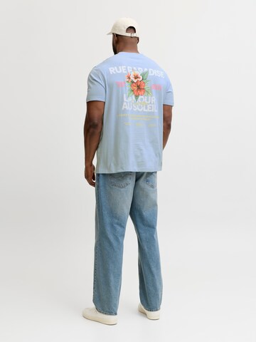 Jack & Jones Plus Μπλουζάκι σε μπλε