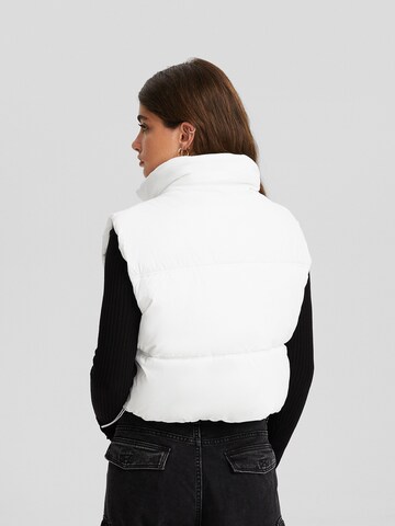 Gilet Bershka en blanc