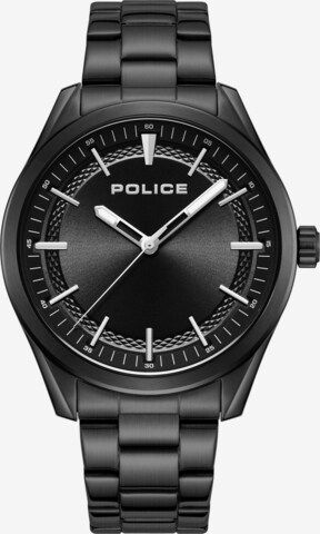 Montre à affichage analogique POLICE en noir : devant