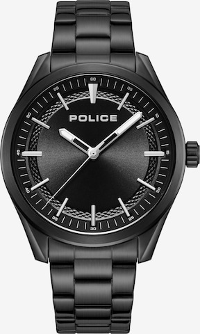 POLICE Analoog horloge in Zwart: voorkant