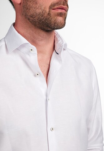 ETERNA Regular fit Button Up Shirt in White