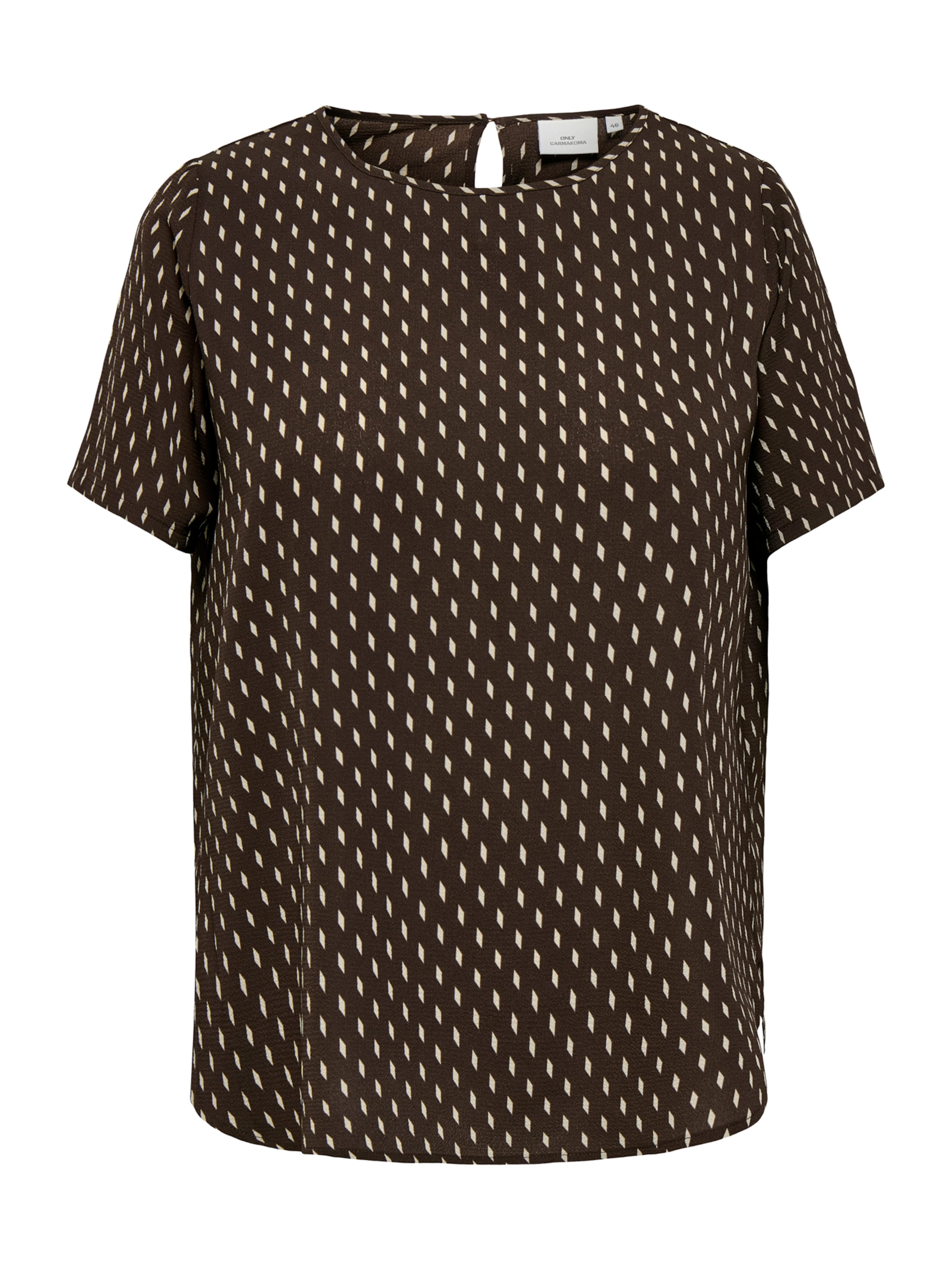 Camicia da donna 'CARVICA' di ONLY Carmakoma in marrone: frontale