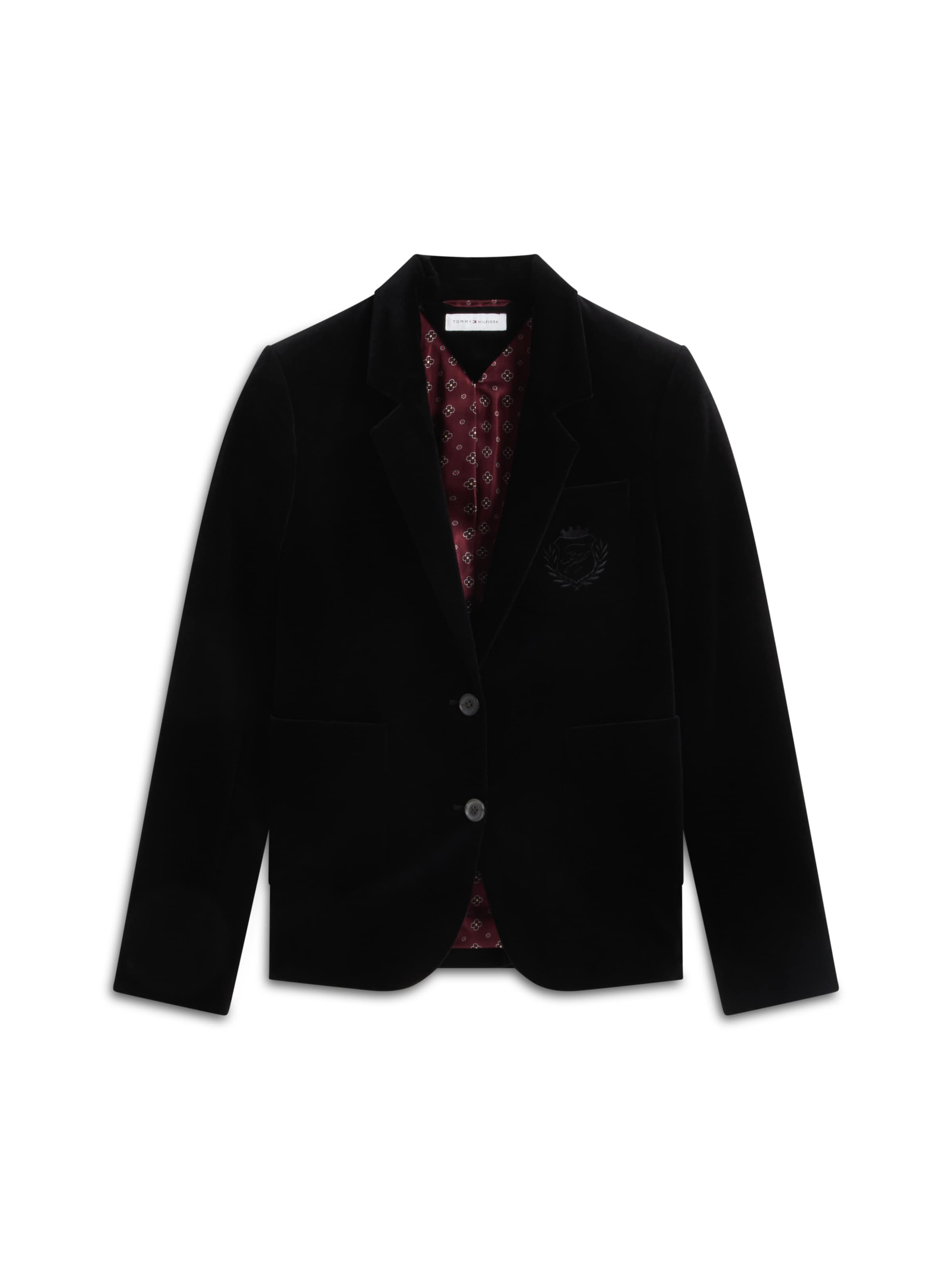 TOMMY HILFIGER - Blazer 'Classic' en negro: frente