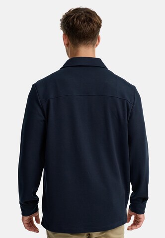 INDICODE JEANS Comfort fit Button Up Shirt 'Nello' in Blue