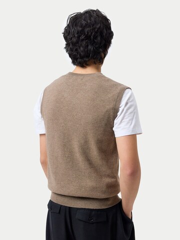 GOBI Cashmere Liivi 'Men's Essential V-Neck Cashmere Vest' värissä harmaa