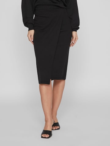 VILA Skirt 'Comfy' in Black: front