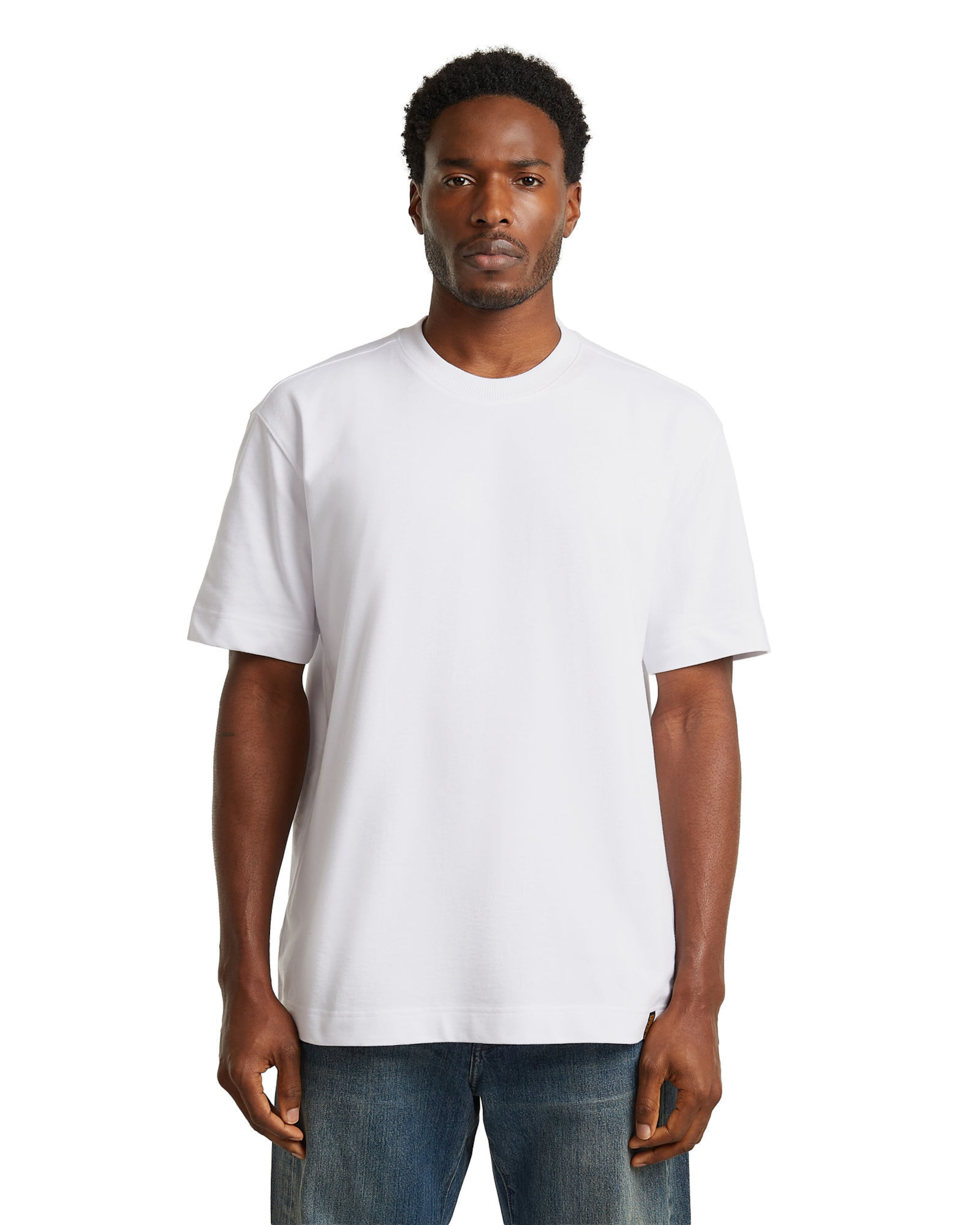 G-STAR T-Shirts-T-Shirt 'GS-01 Relaxed ' in Weiß: Vorderseite