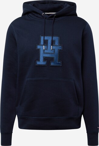 Sweat-shirt TOMMY HILFIGER en bleu : devant