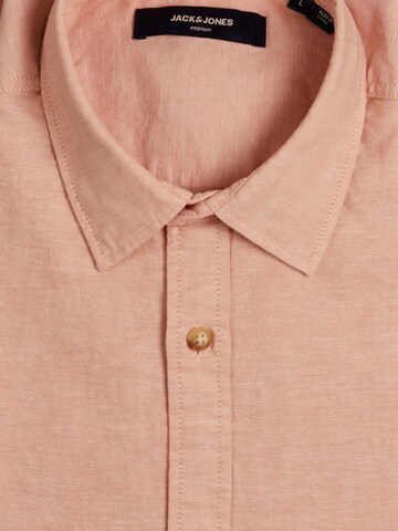 JACK & JONES Regular fit Button Up Shirt in Orange