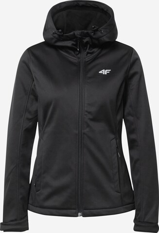 4F Sportjacke in Schwarz: predná strana