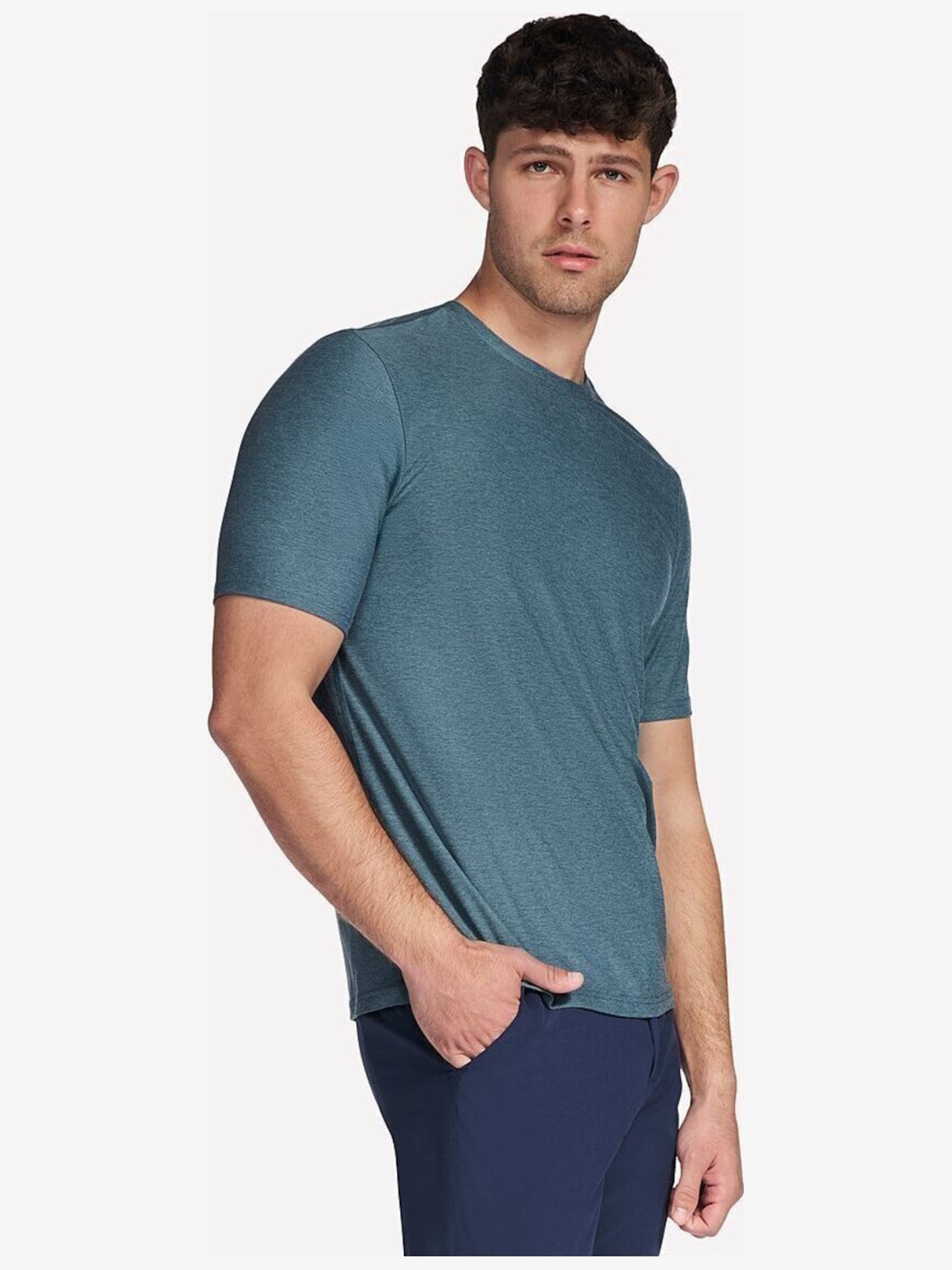 SKECHERS - Camiseta 'Skechers GO DRI All Day Tee' en azul