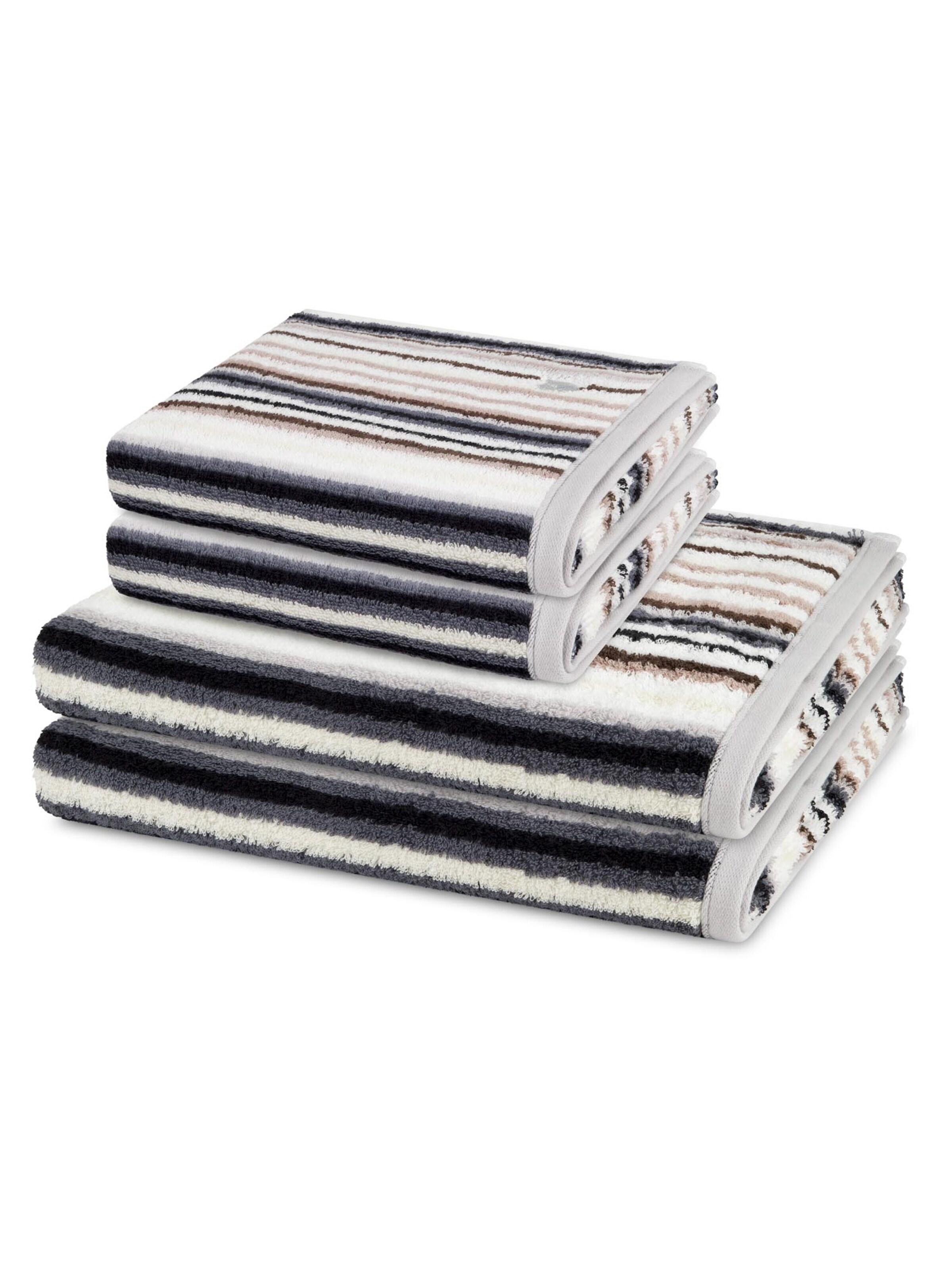 ROSS Towel 'Vita' in Brown: front