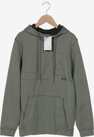 UNDER ARMOUR Sweatshirt & Zip-Up Hoodie in M in Green: front