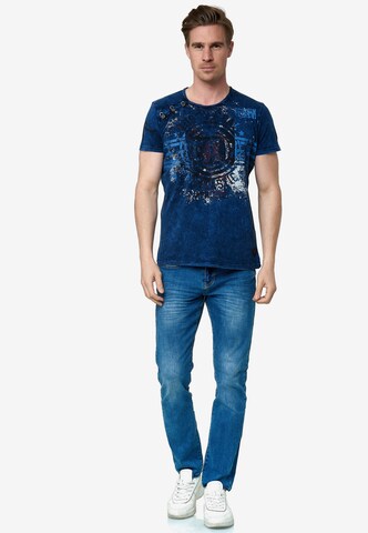 Rusty Neal T-Shirt in Blau