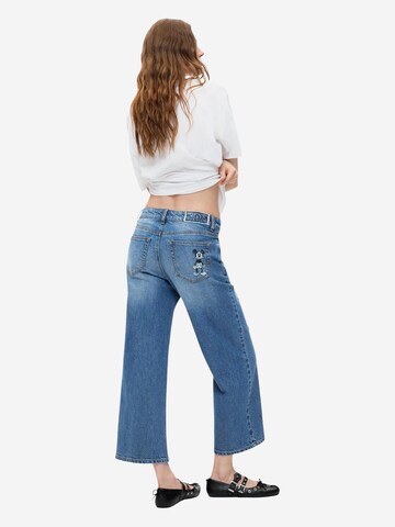 Desigual Wide leg Jeans 'DENIM_MICKEYM 26WWDD09' in Blauw