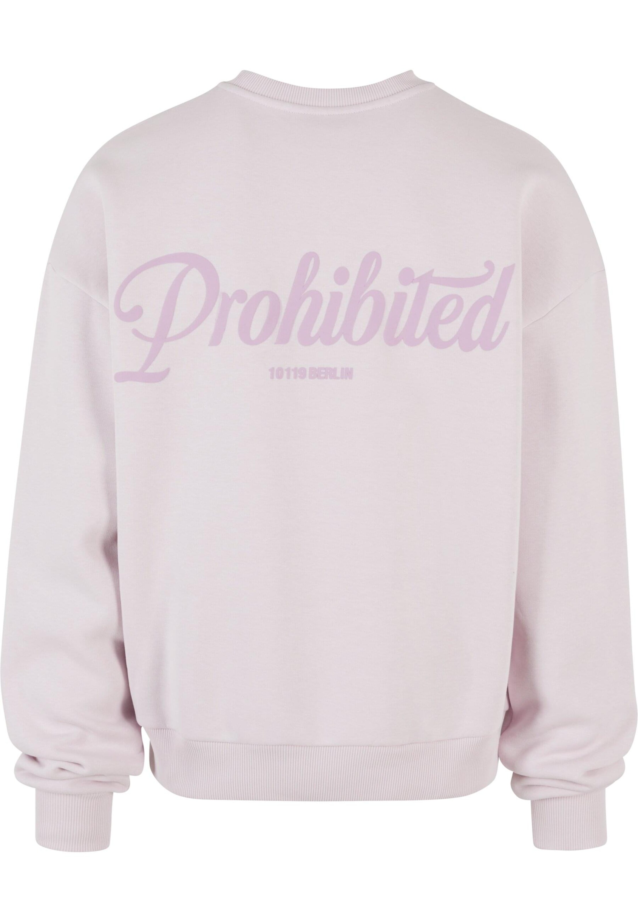 Prohibited - Sweatshirt '10119' em rosa