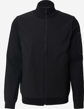 BOSS Between-Season Jacket 'Momentum' in Black: front
