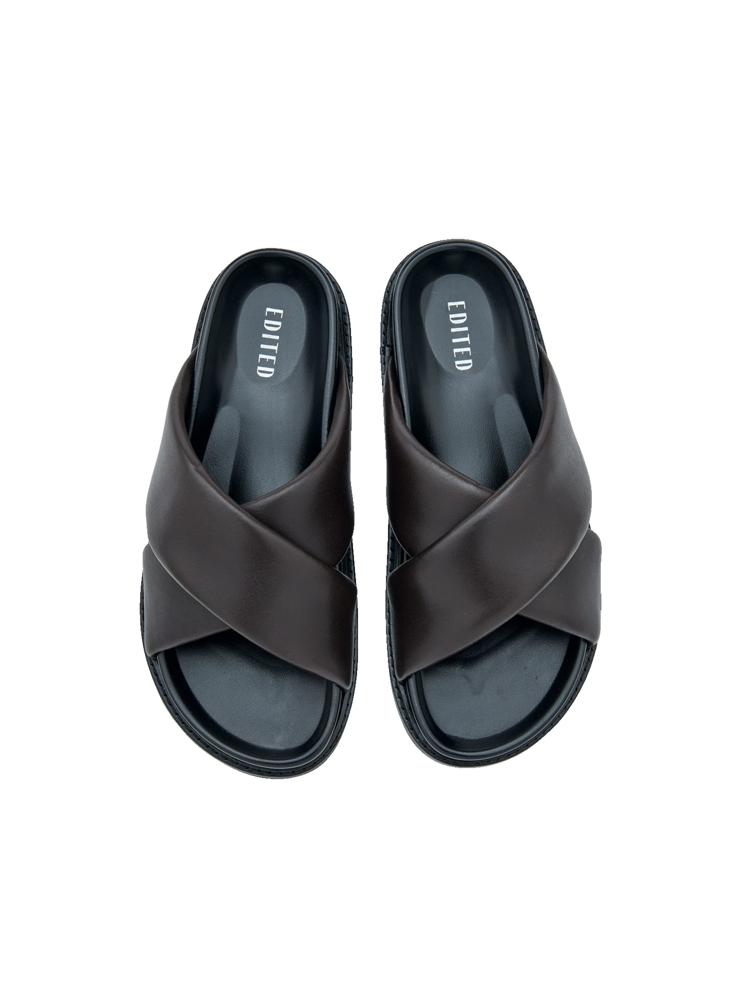 Zoccoletto 'Marniq' di EDITED in marrone