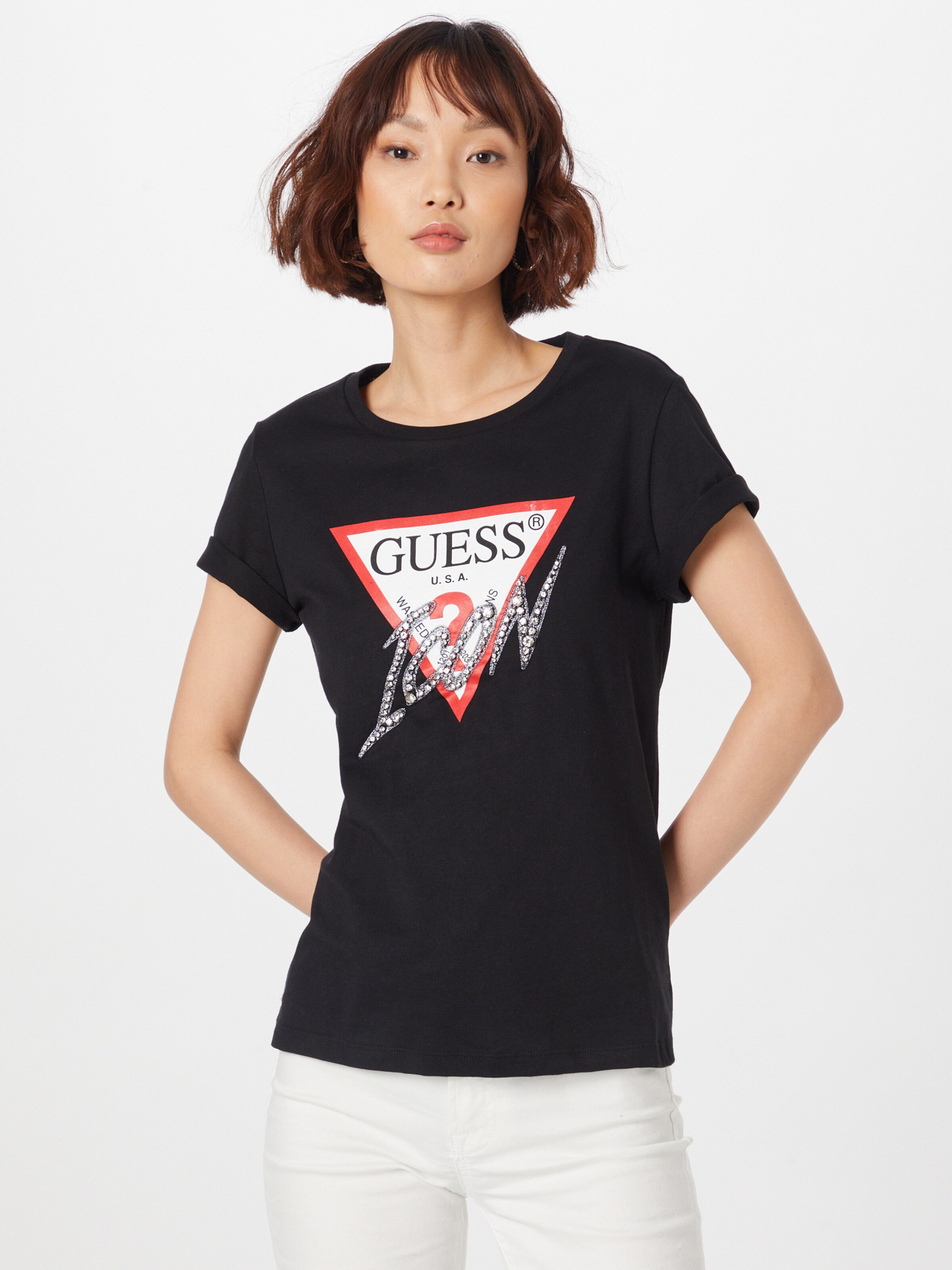 GUESS Shirt in Black | ABOUT YOU