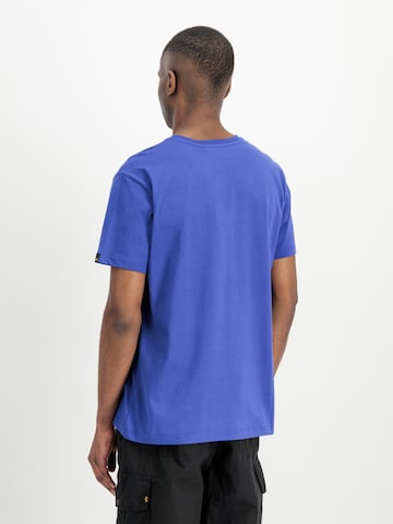 ALPHA INDUSTRIES T-Shirt in Blau
