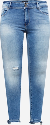 ONLY Carmakoma Skinny Jeans 'Carma' in Blau: predná strana