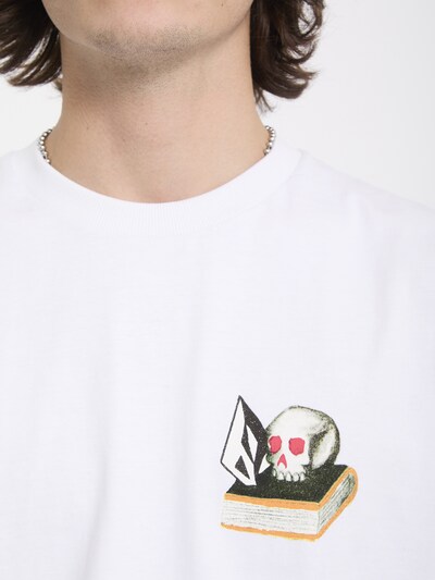 Volcom T-Shirt 'Boiler' in XS in gelb / dunkelgrün / schwarz / weiß, Produktansicht
