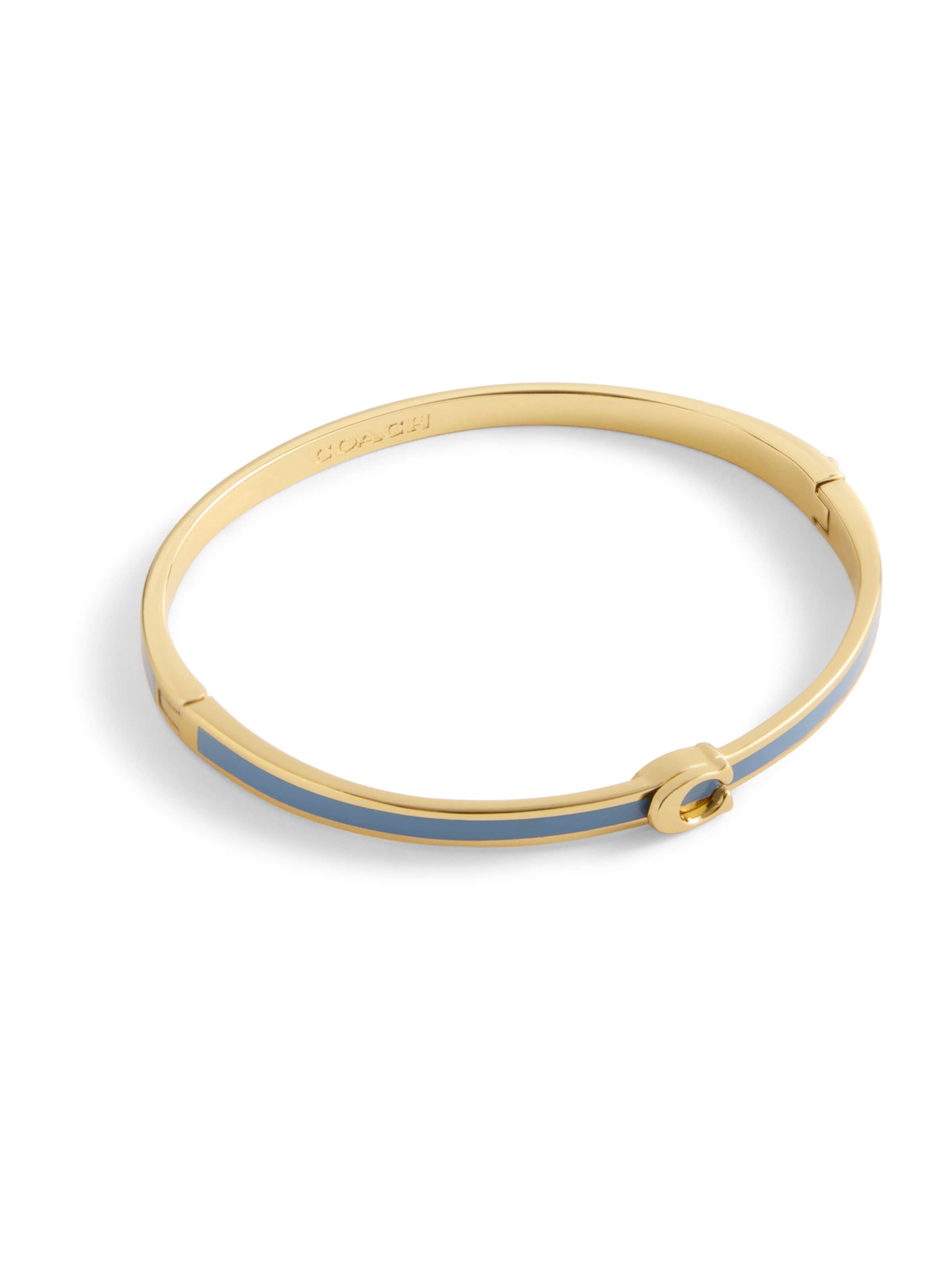 Brățară de la COACH pe albastru: față