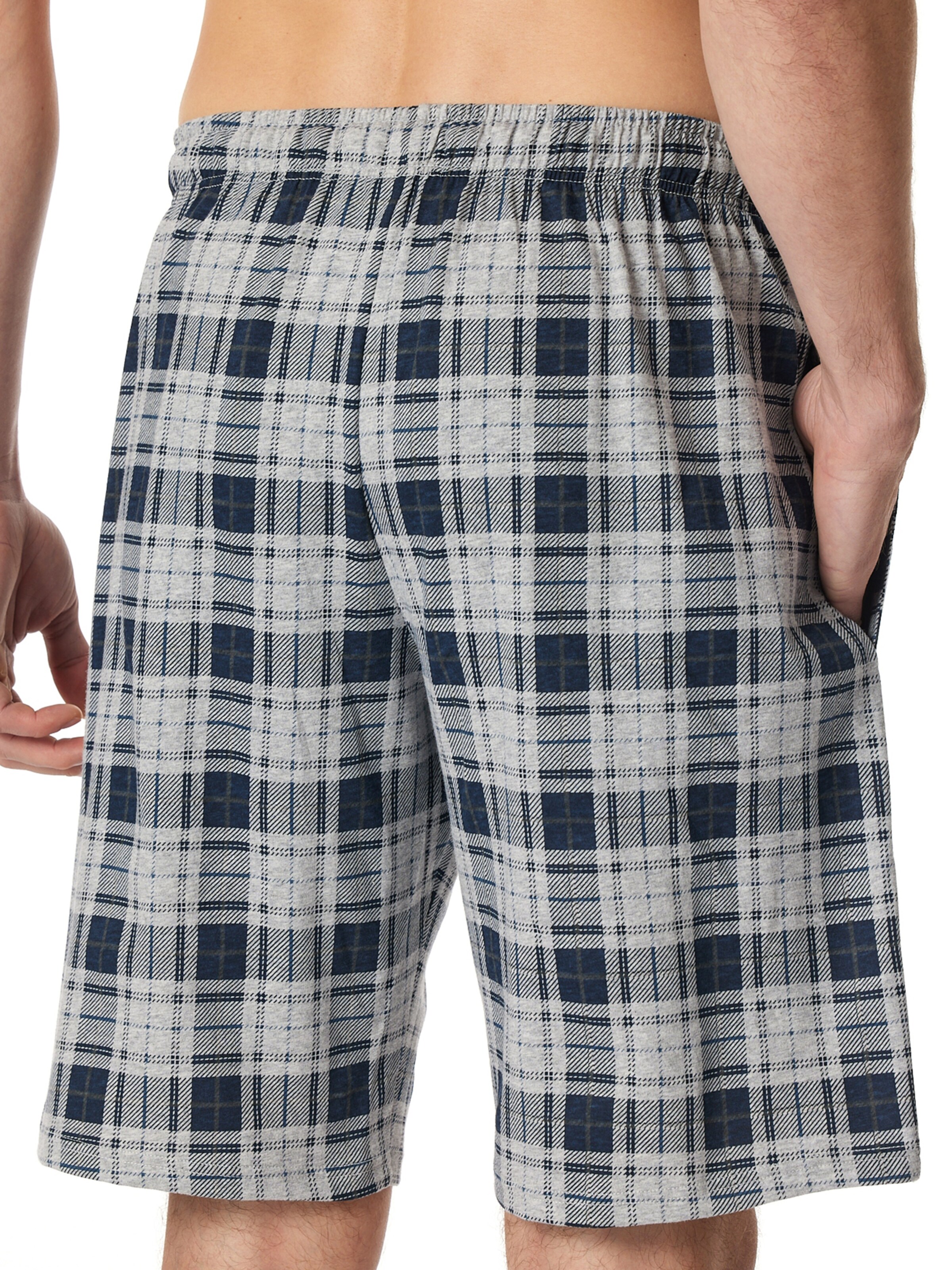 SCHIESSER Pyjamahose in Schwarz