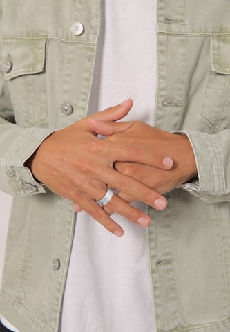 Bague KUZZOI en argent : devant