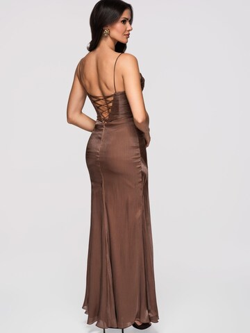 Ombre Evening dress in Brown