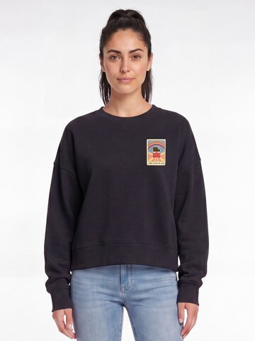 Sweat-shirt 'Tarot The Chocolate' Watapparel en noir : devant