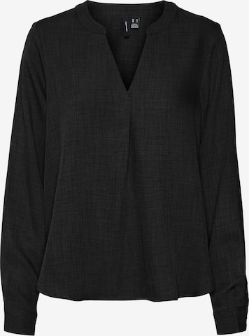 VERO MODA Blouse 'Marla' in Zwart: voorkant