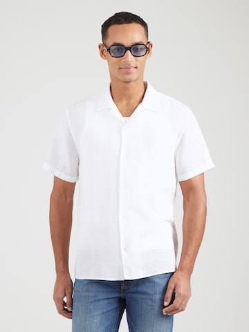 Calvin Klein Regular Hemd in Weiß: Vorderseite