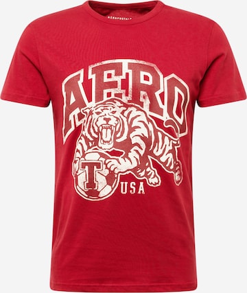 AÉROPOSTALE Shirt 'TIGERS' in Rood: voorkant