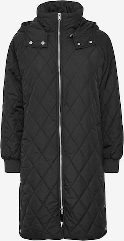 InWear Between-Seasons Coat 'Ektra' in Black: front
