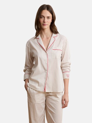 ETAM Pajama Shirt 'BEGUIN' in Beige: front