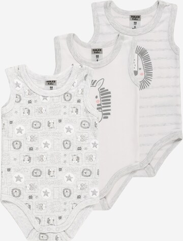 Tutina / body per bambino di JACKY in bianco: frontale