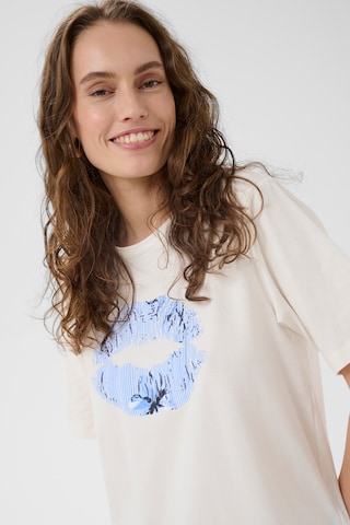 Maglietta 'CUkula' di CULTURE in bianco