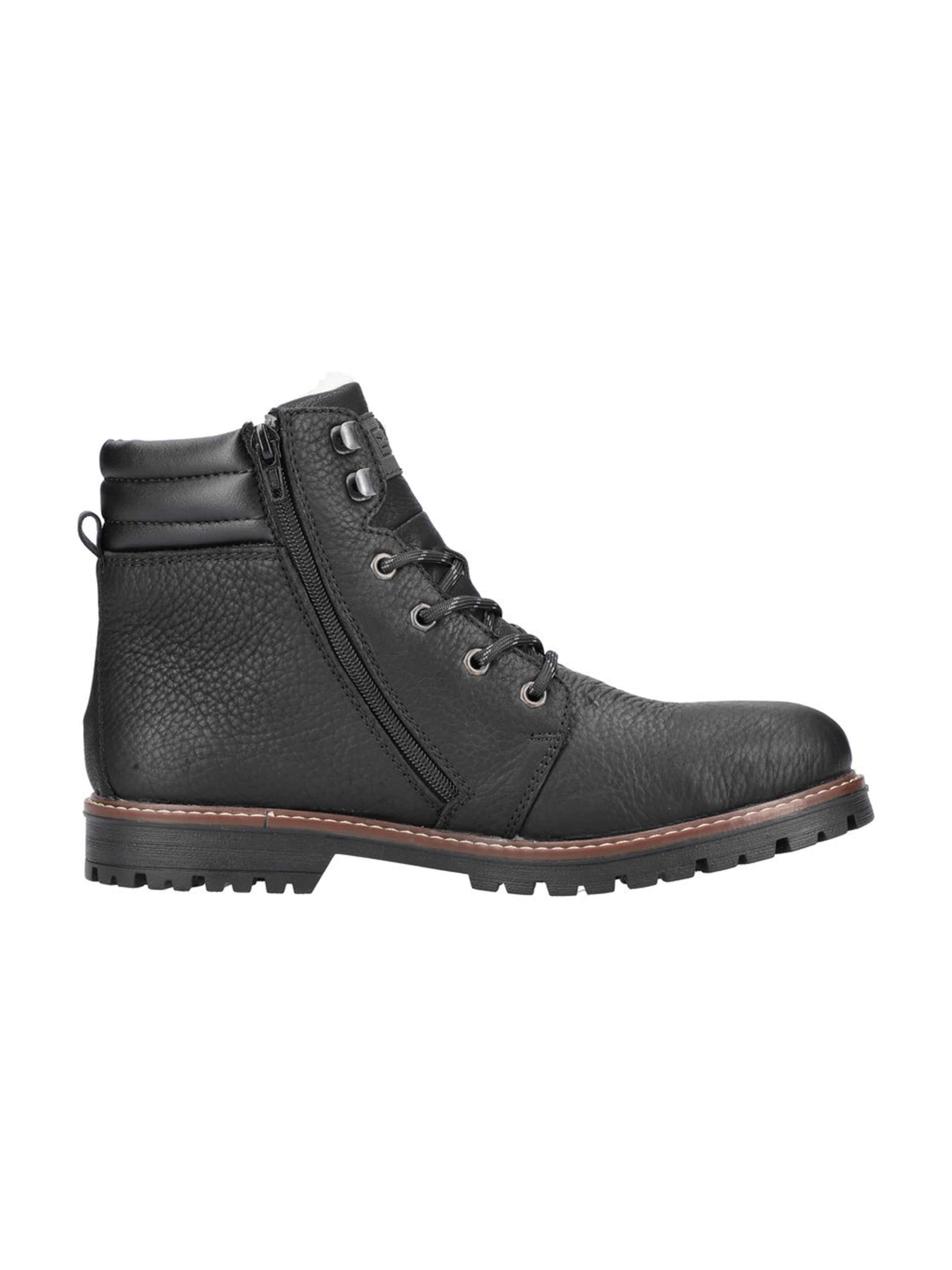 Rieker - Botas com atacadores em preto