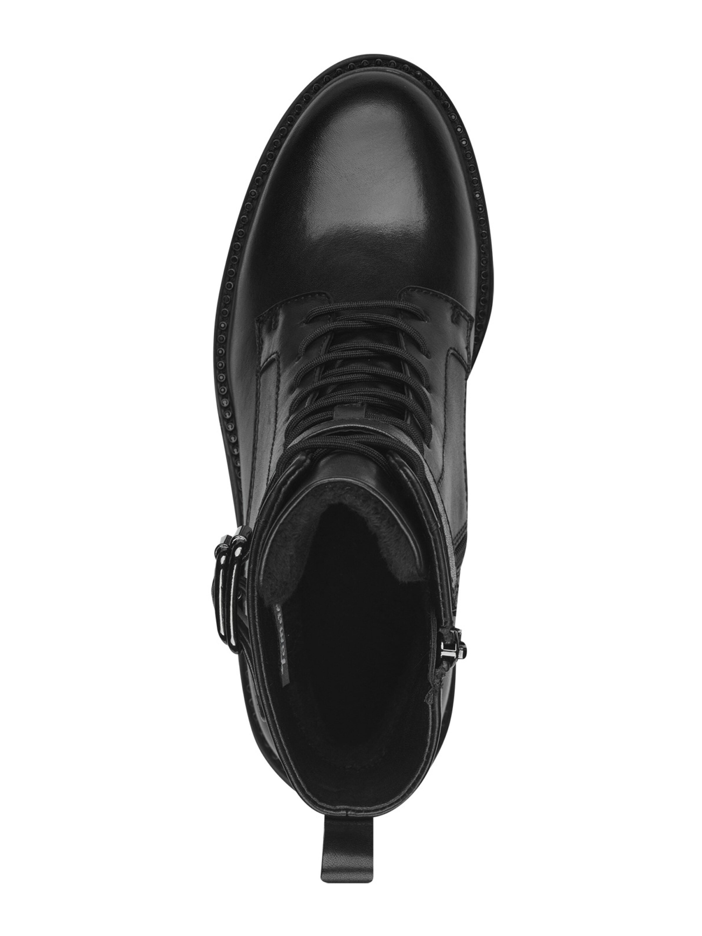Tamaris Schnürstiefelette in Schwarz