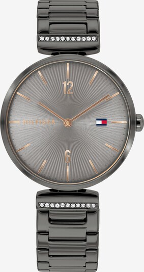 TOMMY HILFIGER Analog klocka 'Dressed Up' i silvergrå, Produktvy