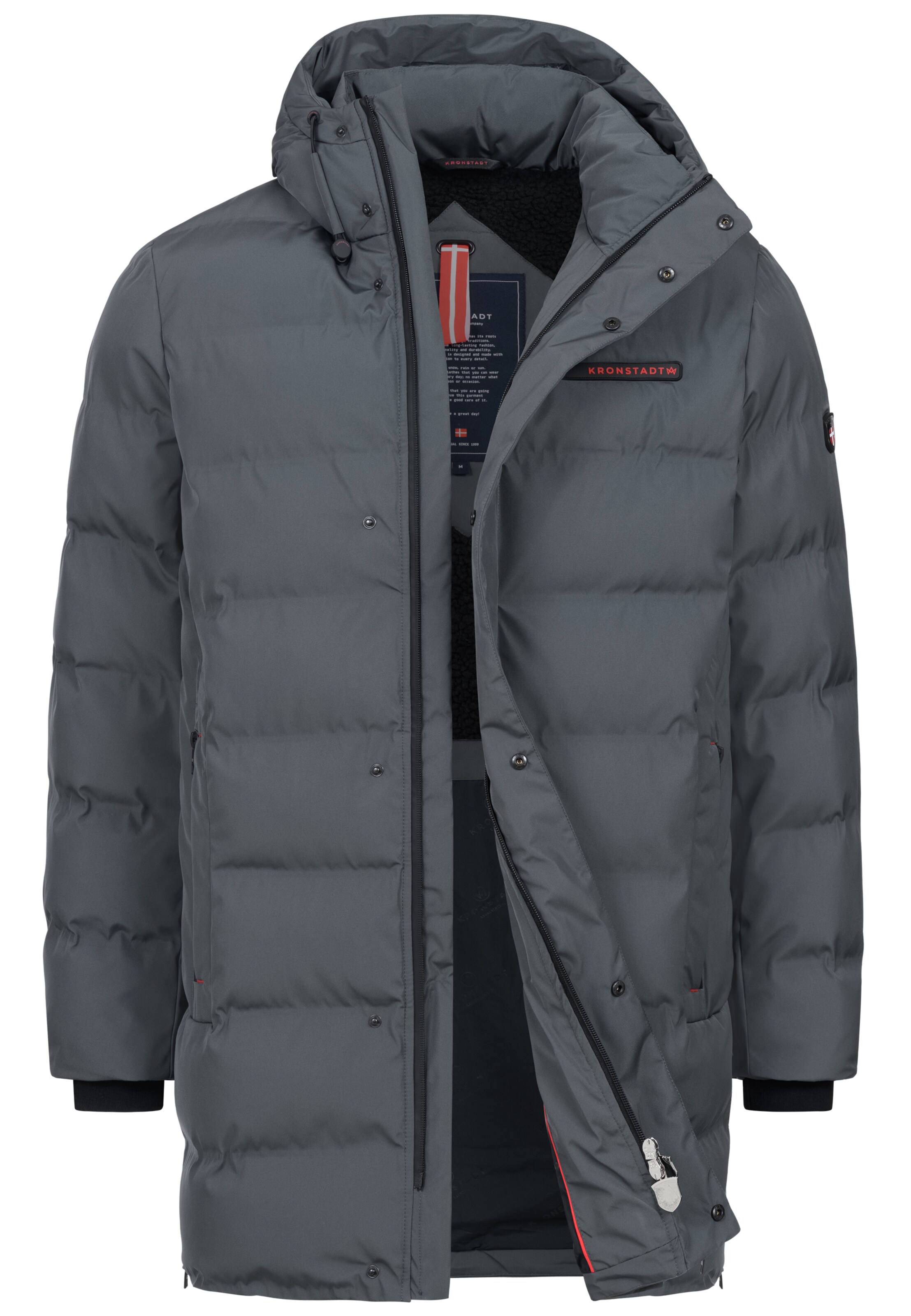 Kronstadt Winter jacket ' Bourland ' in Grey: front