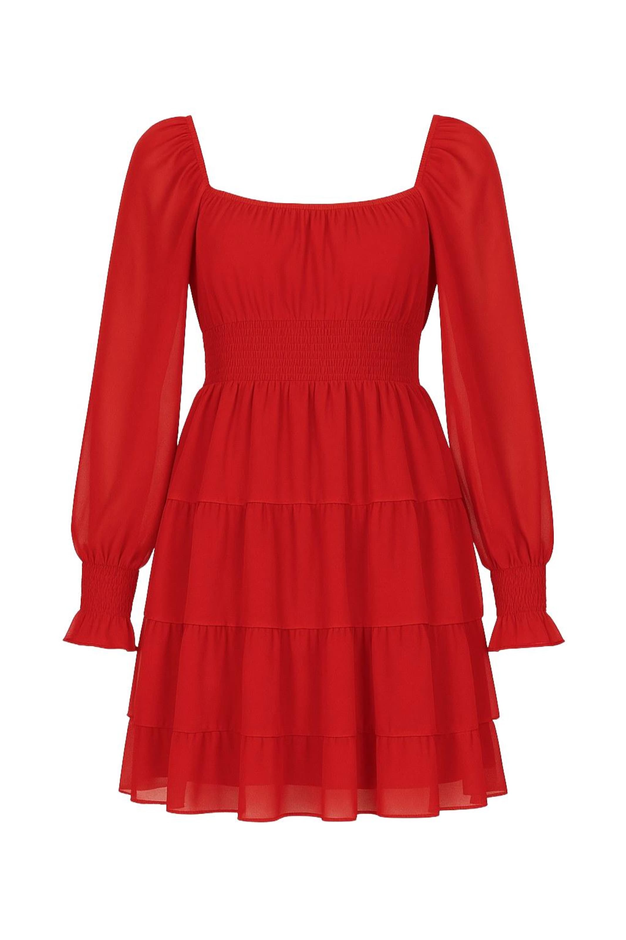 WOMAN VISION Kleid in Rot: Vorderseite