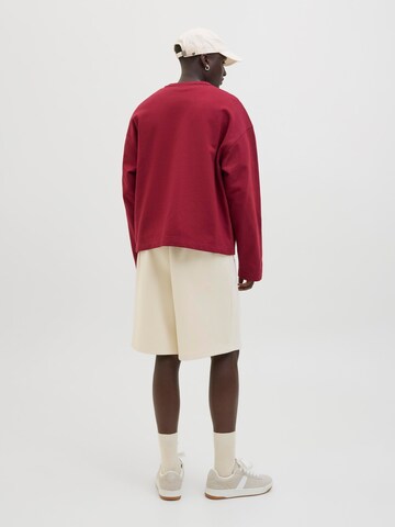 JACK & JONES Sweatshirt in Rood