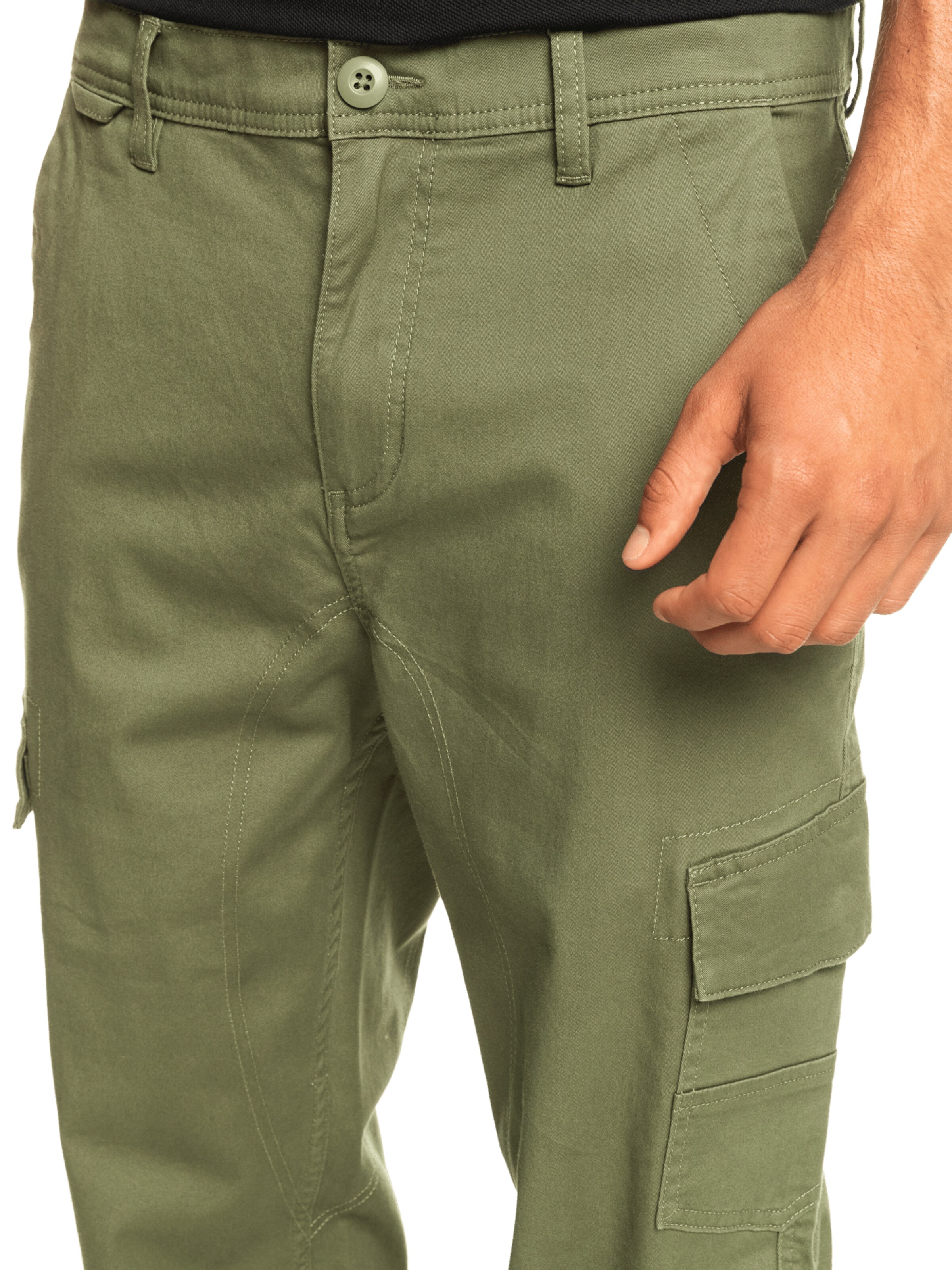 QUIKSILVER Regular Cargo Pants in Green