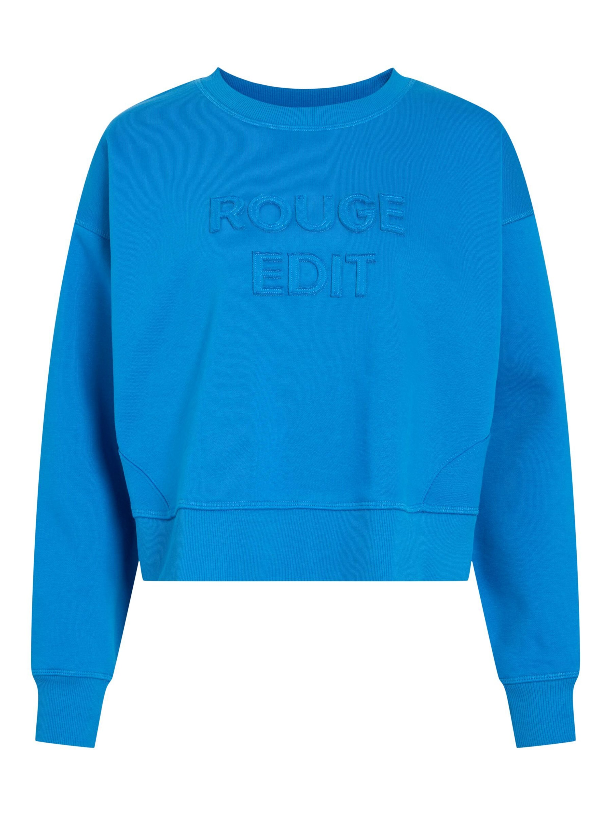 ROUGE EDIT Sweatshirt in Blau: Vorderseite