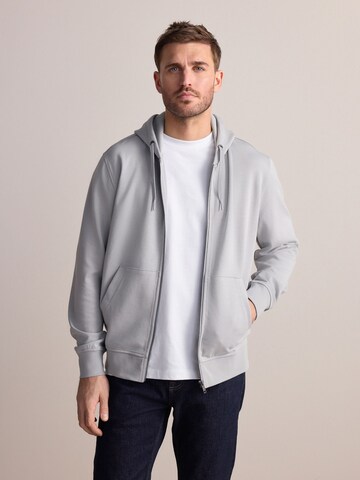 Next - Sudadera con cremallera en gris: frente