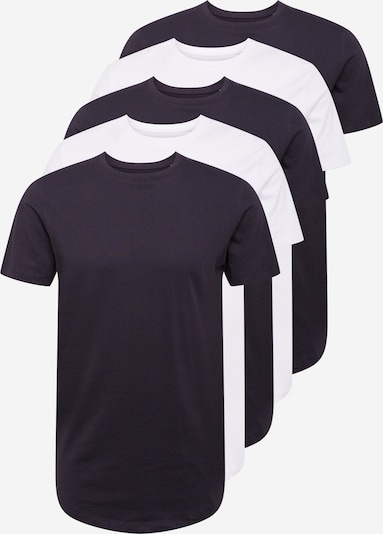 JACK & JONES Särk 'ENOA' must / valge, Tootevaade