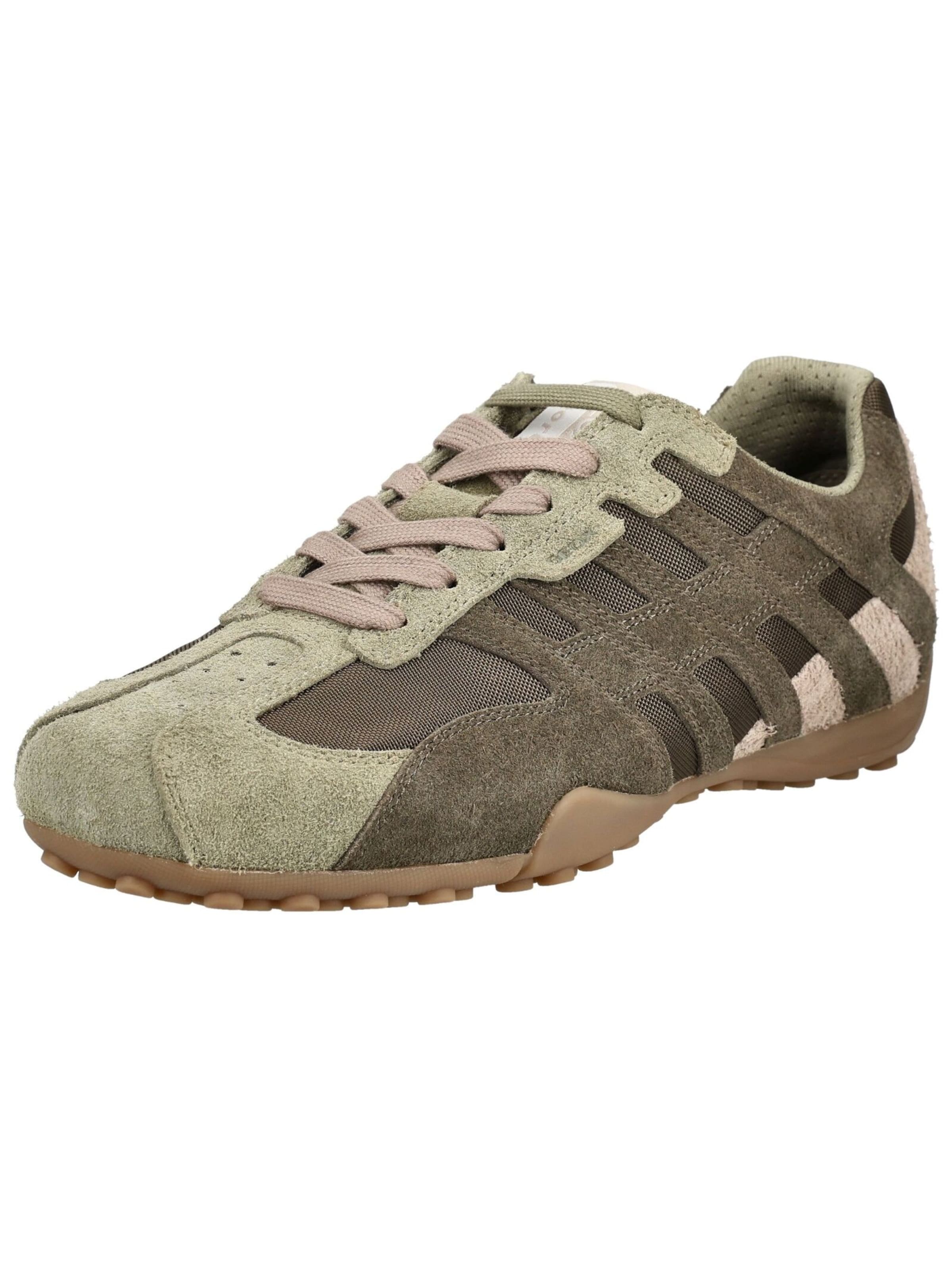 GEOX Platform trainers 'Snake' in Green: front