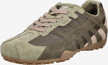 GEOX Platform trainers 'Snake' in Green: front
